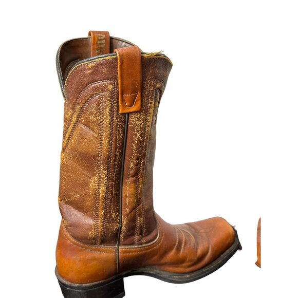 Vintage men's Durango boots with square toes and patina Size 8D - Picture 4 of 10